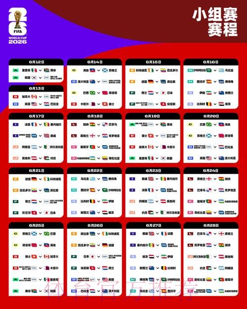 2026世界杯小组赛赛程是否免费